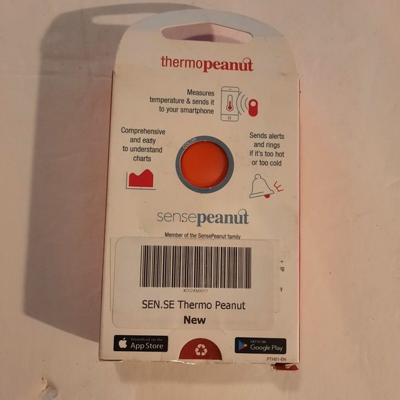 Sense ThermoPeanut Wireless Thermometer - Red, Bluetooth, Energy Savings, FS - Picture 4 of 15
